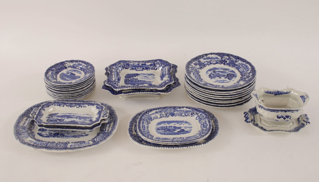 Matservisdelar, "Svenska Slott", Rörstrand