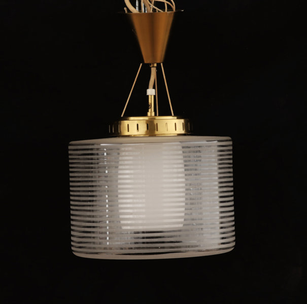 Taklampa, omkring 1900-talets mitt