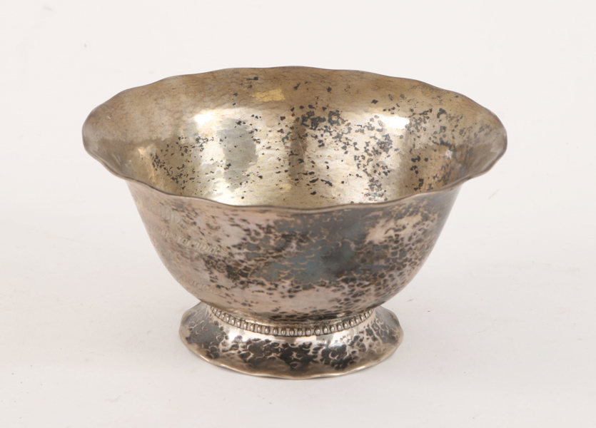 Skål i silver, C.G.Hallberg, Stockholm