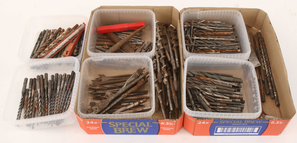 Parti borrar, bl.a. Sandvik