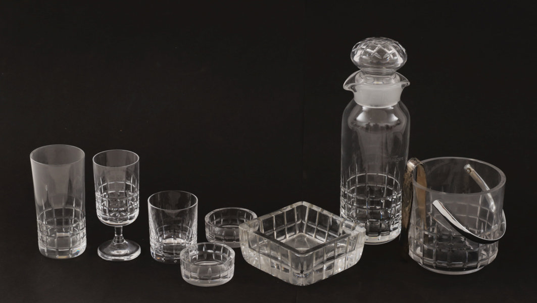 Glasservis, "City", Vicke Lindstrand för Kosta
