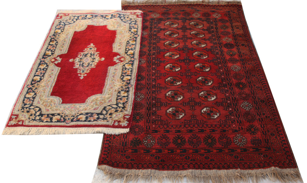Handknutna mattor 2st, orientaliska