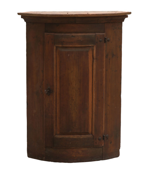 Hörnskåp, allmoge, 1800-tal