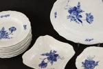 Matservisdelar 11st, "Blå blomster", Royal Copenhagen