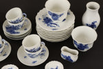 Servisdelar, "Blå blomster", Royal Copenhagen