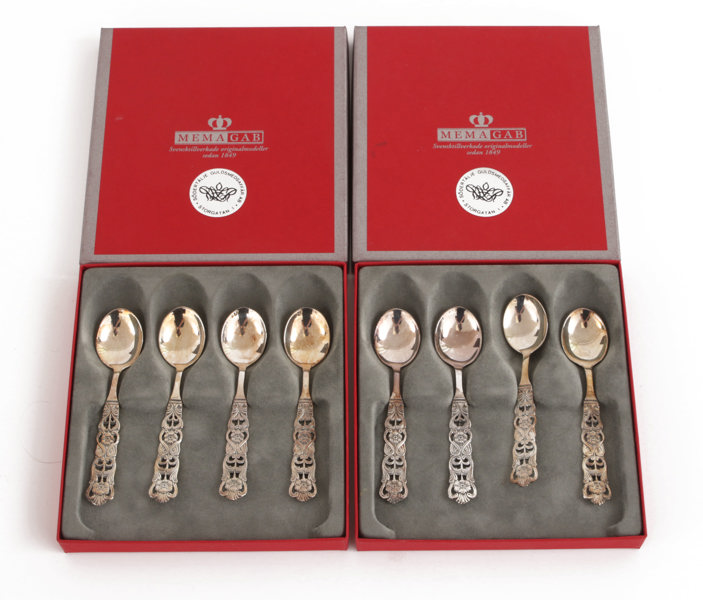 Moccaskedar 8st, silver, MEMA/GAB