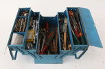 Verktygslåda med verktyg
