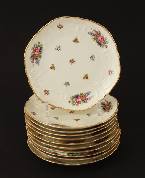 Assietter 11st, "Sanssouci", Rosenthal