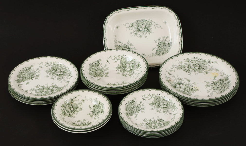 Matservisdelar, "Grön Anna", Rörstrand