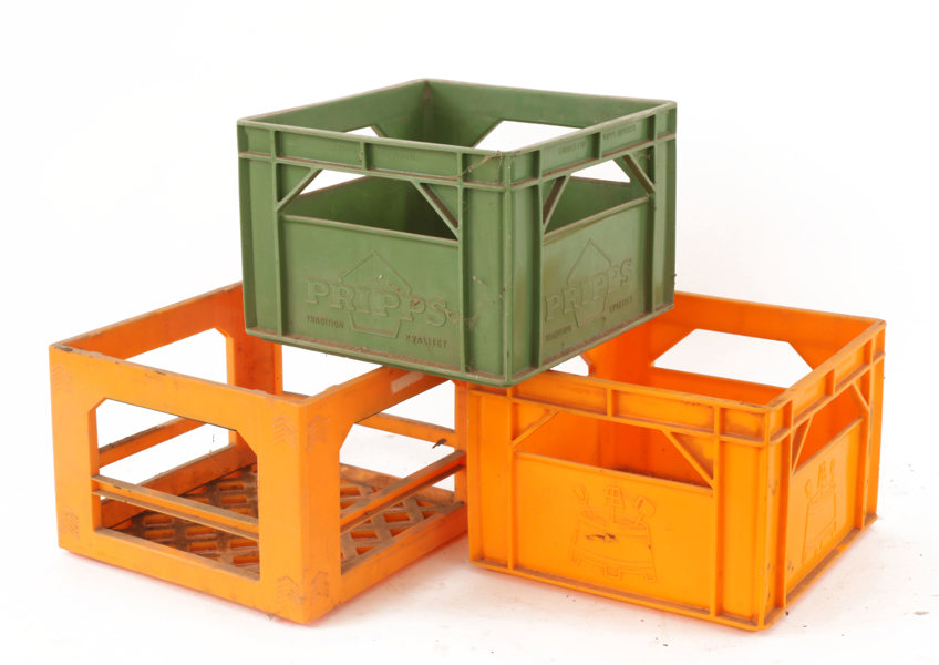 Plastbackar 3st, bl.a. Pripps