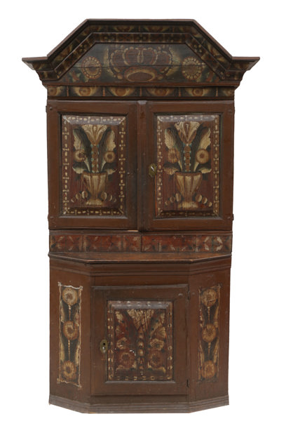 Skänkskåp, allmoge, Dalarna, daterat 1795