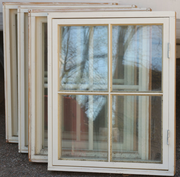 Fönster med karm 4st, 1900-talets slut