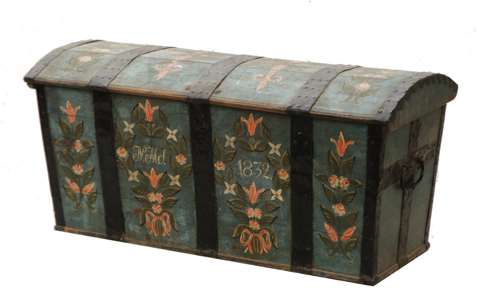 Kista, allmoge, Södra Sverige, daterad 1832