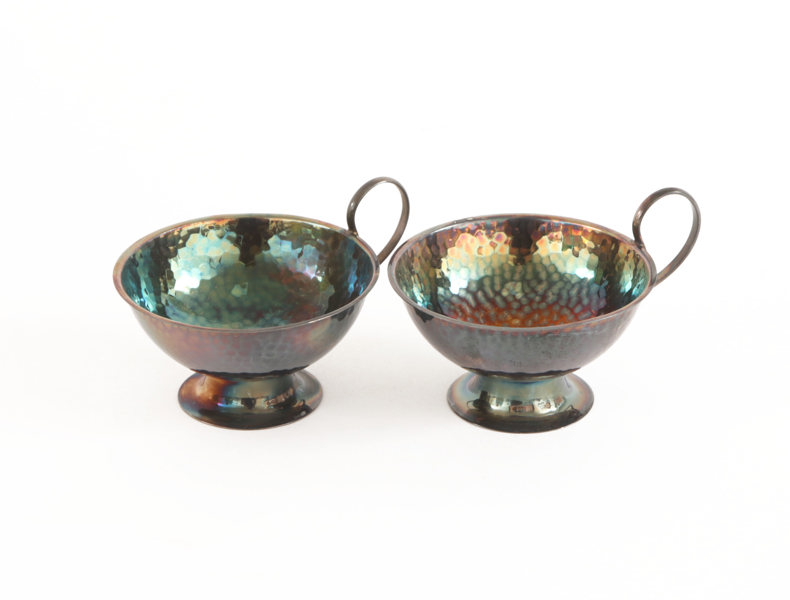 Punschmuggar ett par, silver