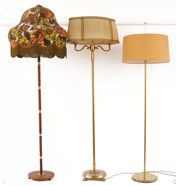 Golvlampor 3st, 1900-talets andra hälft