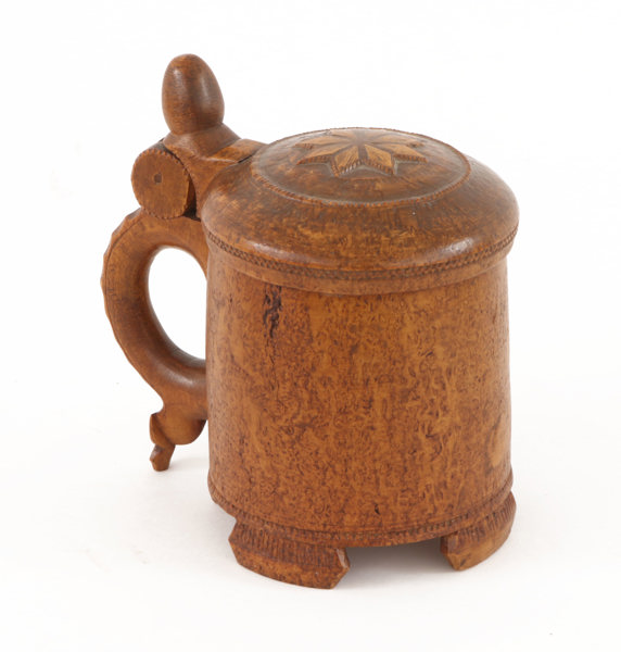 Dryckeskanna, allmoge, 1800-talets första hälft