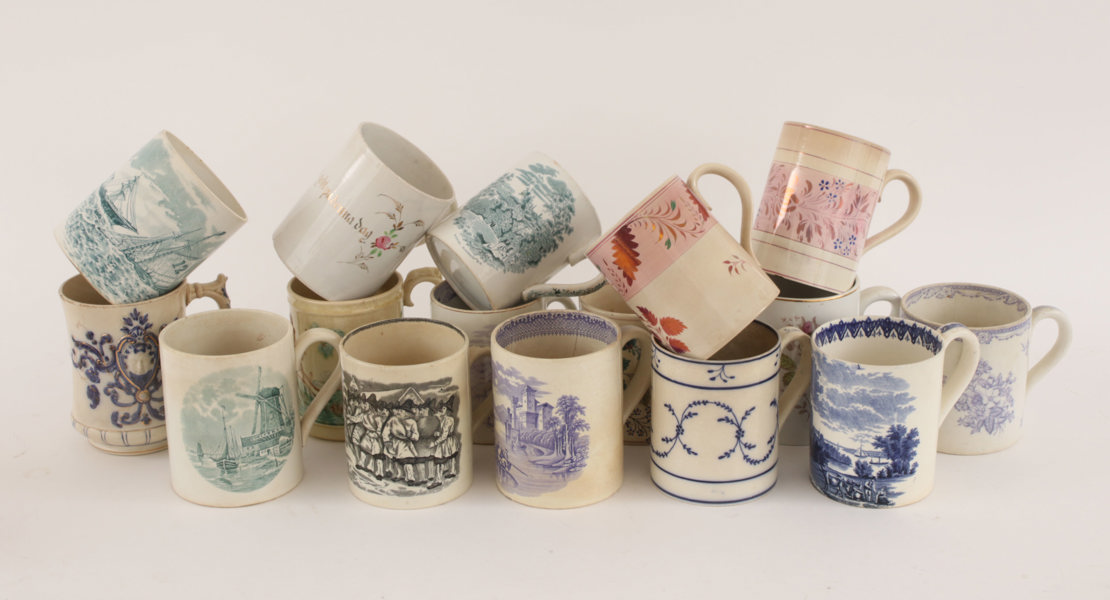 Sejdlar 16st, Gustavsberg/Rörstrand, 18/1900-tal