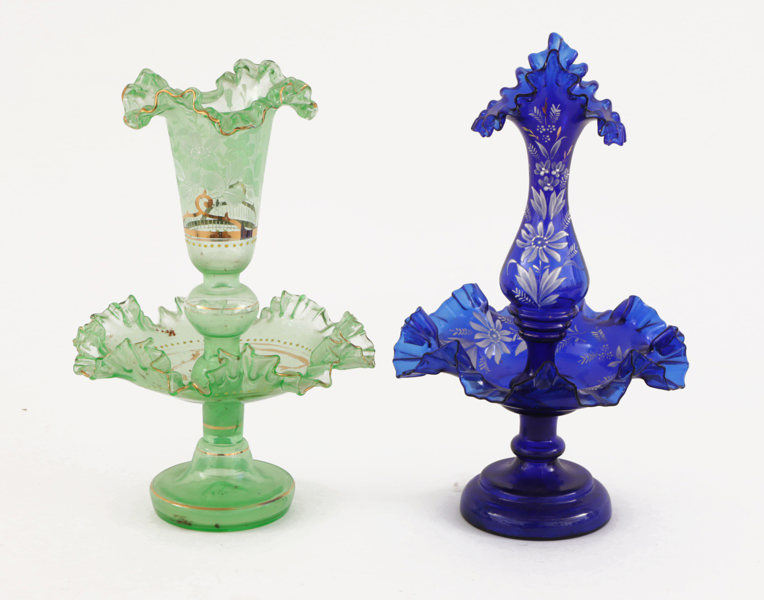 Skålar med strutvas 2st, omkring år 1900