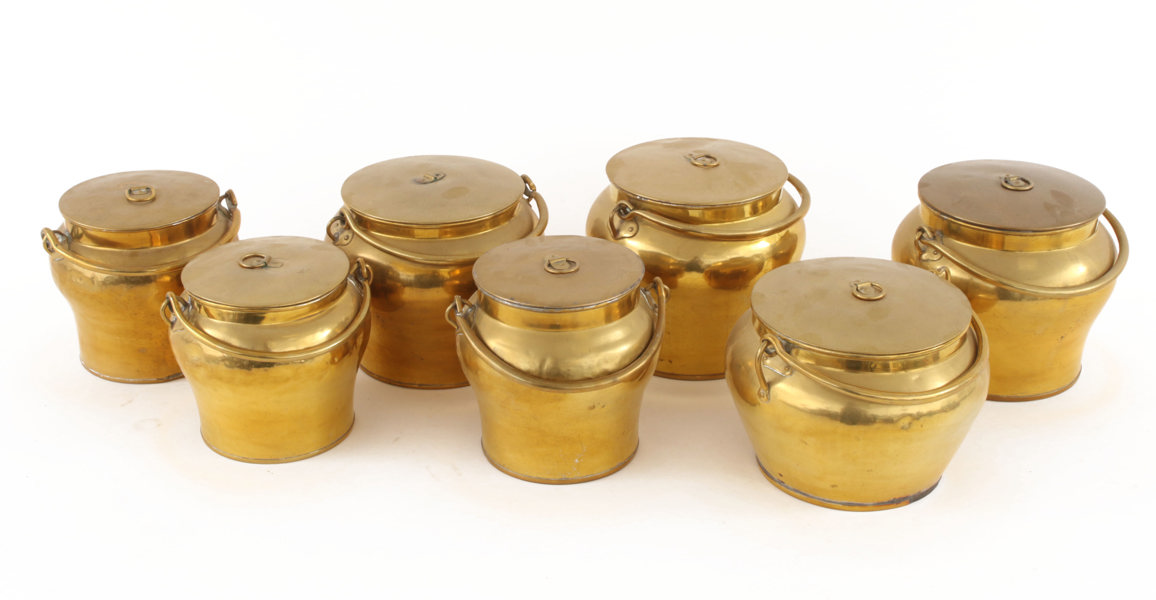 Bulkrukor 7st, Skultuna, 18/1900-tal