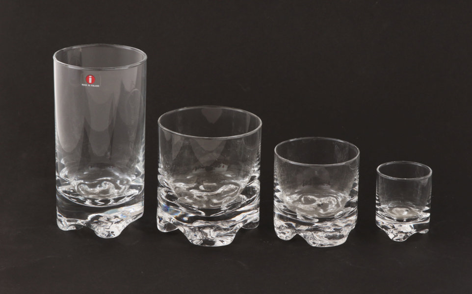Glasservisdelar, "Gaissa", Iittala