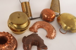 Koppar- och mässingsföremål 8 delar