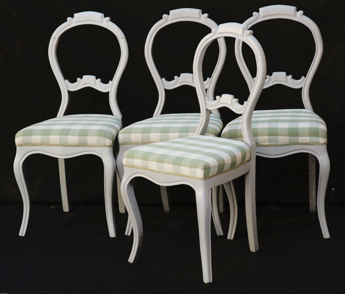 Stolar 4st, nyrokoko, 1800-talets slut