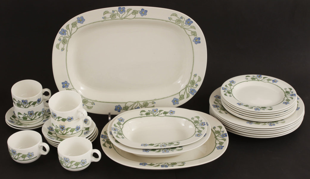 Mat- och kaffeservisdelar, "Viol", Gustavsberg