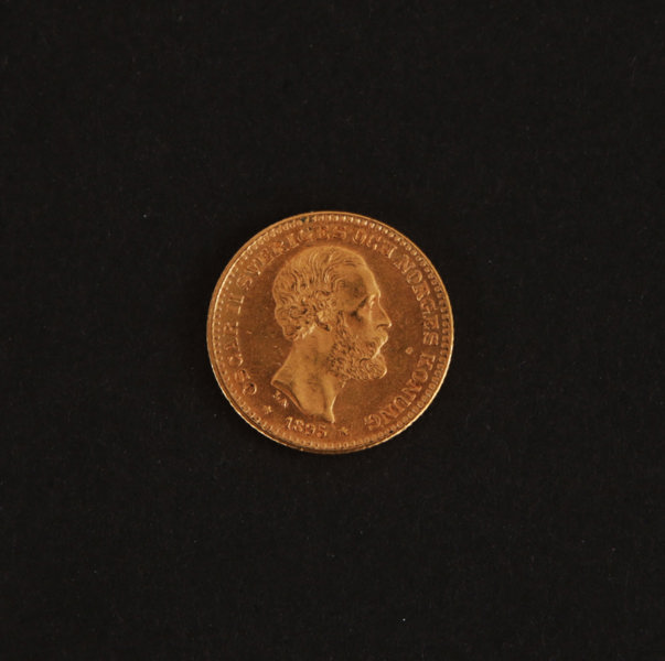 Guldmynt, 10 kronor, Oscar II, Sverige, 1895