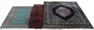 Handknutna mattor 3st, orientaliska