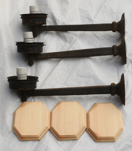 Fasadlampor 3st, 1900-talets början