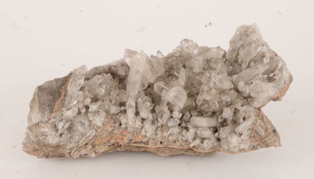 Kluster med bergskristall