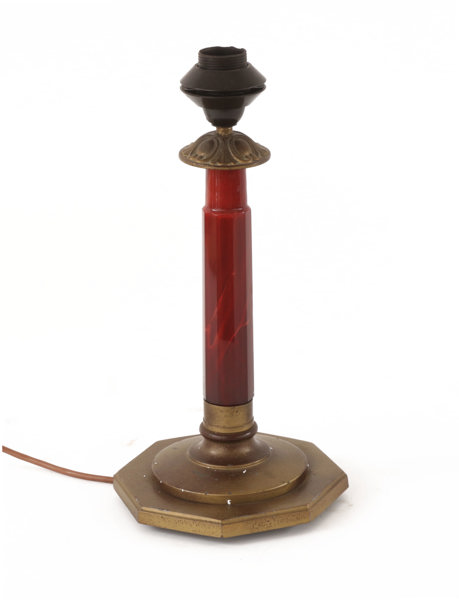 Bordslampa, 1900-talets första hälft