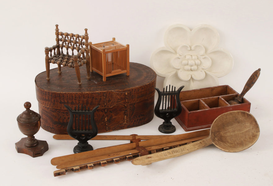 Parti allmogeföremål, m.m. 