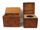 Trälådor 2st, 1800-tal