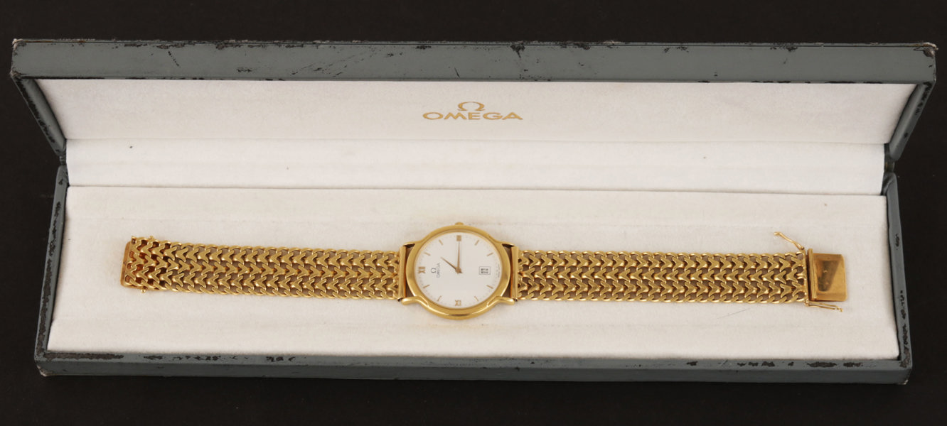Herrarmbandsur Omega, 18k