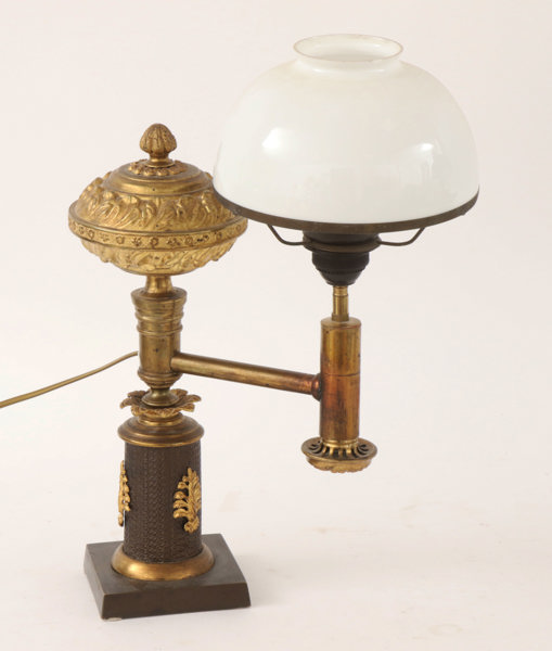 Bordslampa, empirestil, 1800-tal