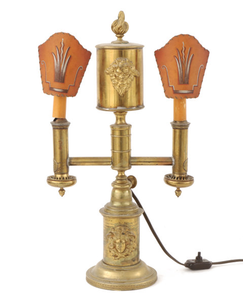 Bordslampa, empirestil, 1800-tal