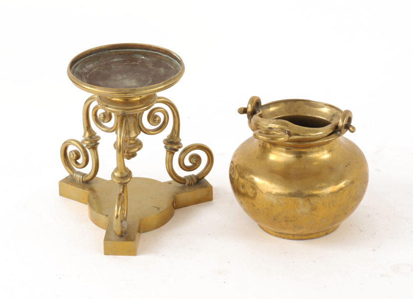 Mässing 2 delar, 1800-tal