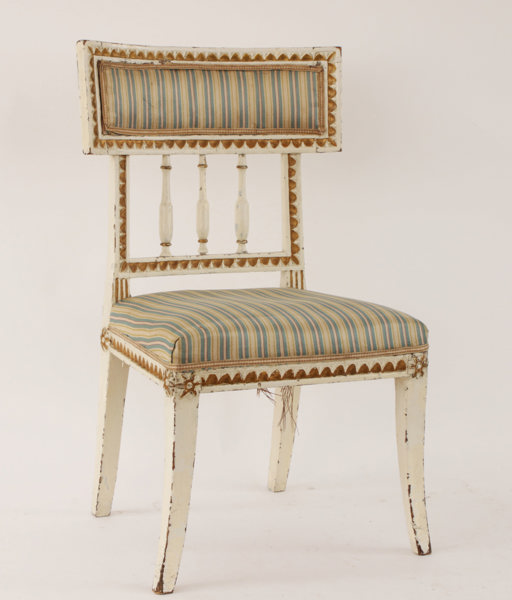 Stol, sengustavianskt provinsarbete, 1800-talets början