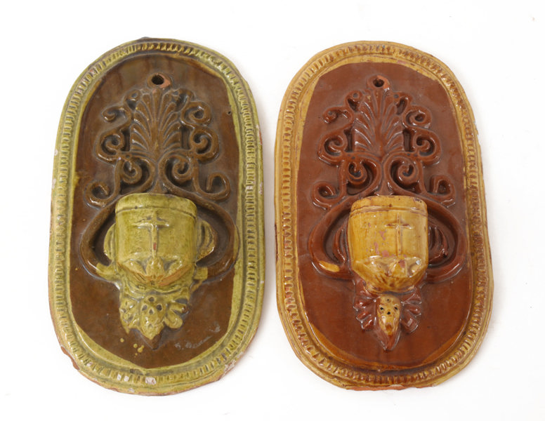 Väggkonsoler ett par, 1800-tal