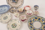 Parti porslin och keramik, mestadels 1800-tal