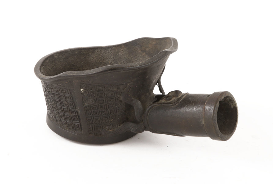 Sidenstrykjärn, Kina, troligen 1800-tal