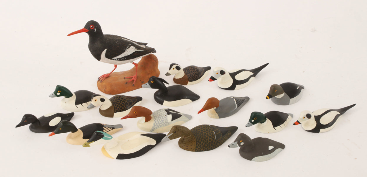 Fågelfigurer 16st