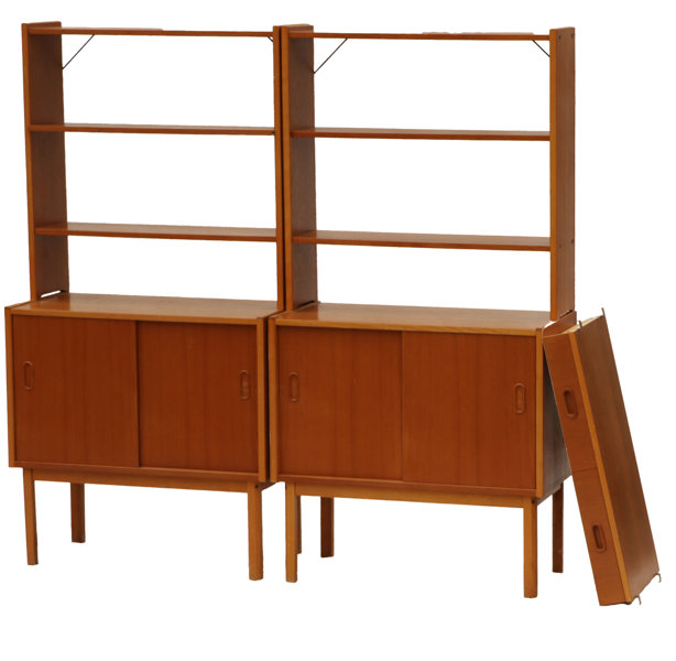 Bokhyllor ett par, 1950/60-tal