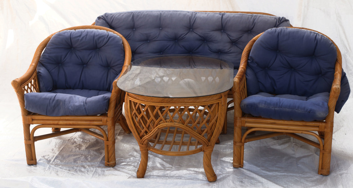 Altanmöbel 4 delar, 1900-talets slut