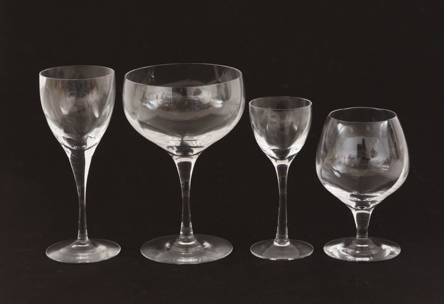 Glasservisdelar, "Chateau", Bertil Vallien för Kosta Boda