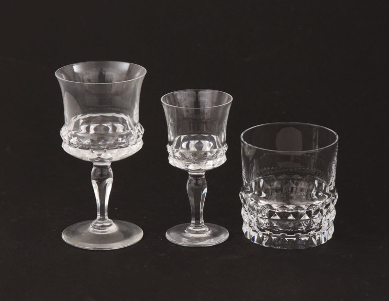 Servisdelar, "Silvia", Ingeborg Lundin för Orrefors