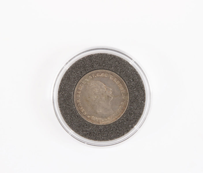 Silvermynt, 12 schilling, Oscar I, 1856