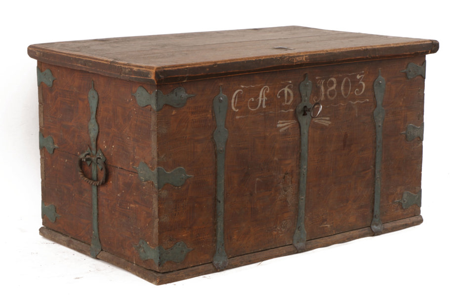 Kista, allmoge, daterad 1803