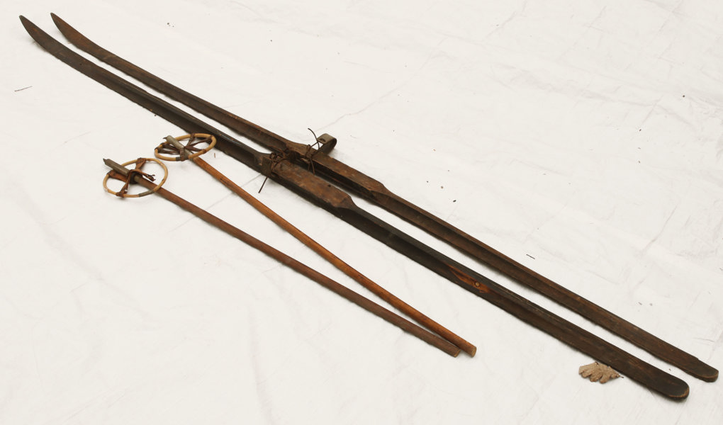 Skidor ett par, 18/1900-tal